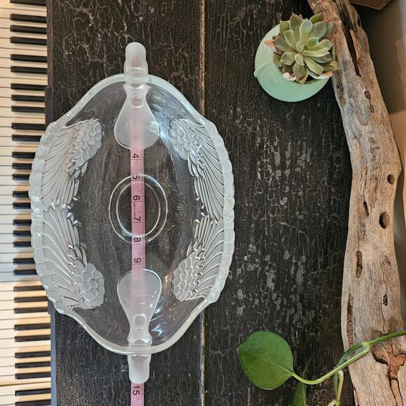 Mikasa Walther Crystal Swan Serving Bowl - West Germany 1970-1980 - Picture 8 of 10